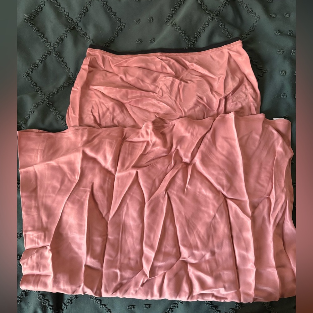 Topshop Pink Maxi Skirt
